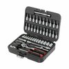 Intertool 1/4 in. Drive Socket and Bit Set, Metric, 46 pcs ET08-8046